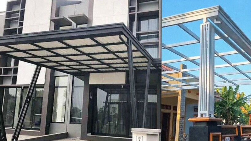 5 Inspirasi Motif Tiang Kanopi Baja Ringan: Variasi Modern untuk Rumah Lebih Menarik