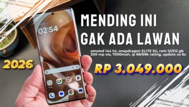 5 Rekomendasi HP 3 Jutaan Terbaik dengan Baterai 7000mAh dan RAM 12GB