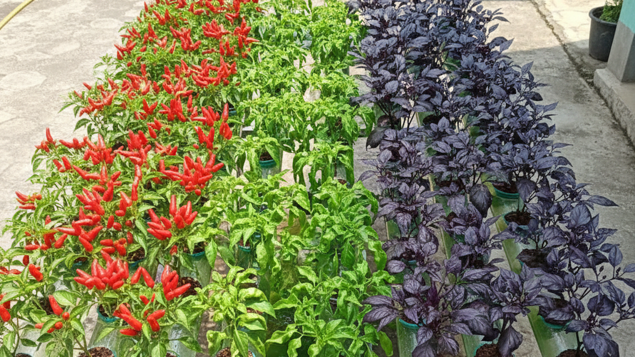 6 Ide Kebun Cabai Campuran Jenis di Lahan Terbatas, Solusi Produktif dan Efisien