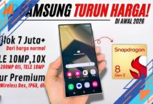 7 HP Samsung Terbaik dengan Harga Turun, Pilihan Terbaru dan Spesifikasinya