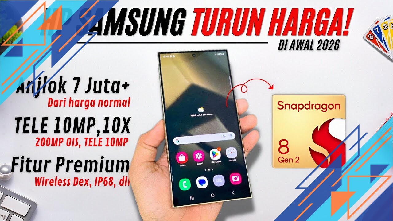 7 HP Samsung Terbaik dengan Harga Turun, Pilihan Terbaru dan Spesifikasinya