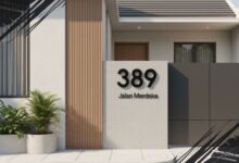 7 Ide Kreatif Desain Nomor Rumah yang Estetik dan Mudah Diterapkan