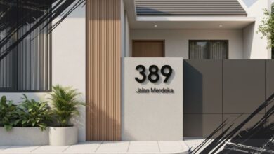 7 Ide Kreatif Desain Nomor Rumah yang Estetik dan Mudah Diterapkan