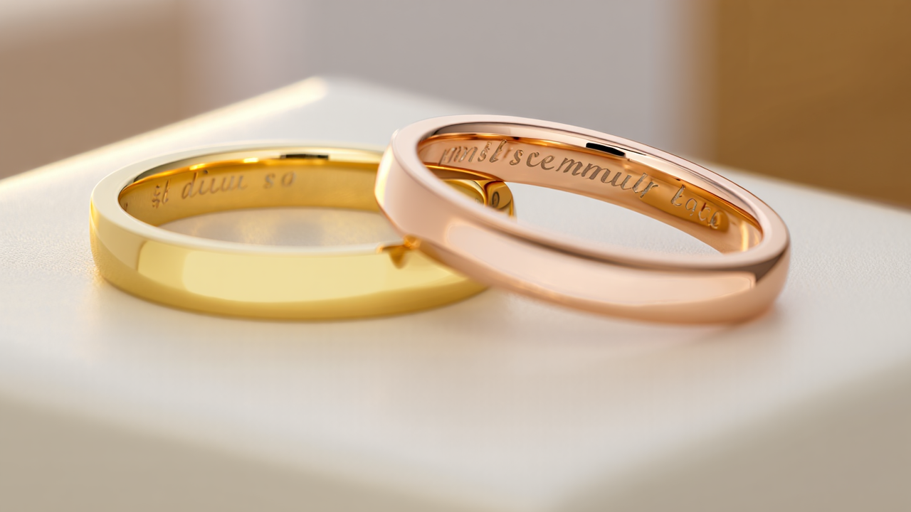 7 Model Cincin Nikah Ukir Nama Terbaru 2026, Elegan & Penuh Makna untuk Pasangan Anda