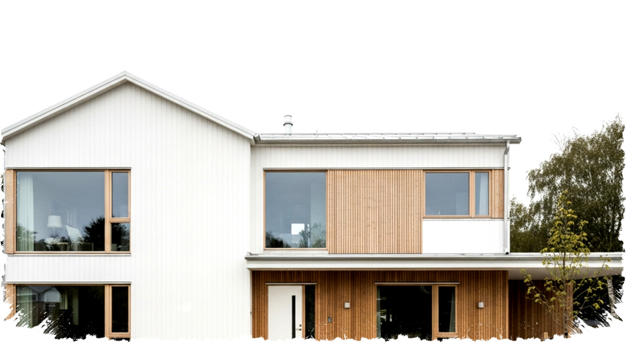 8 Inspirasi Fasad Rumah Scandinavian 2 Lantai: Elegan, Modern, dan Hangat dengan Desain Minimalis