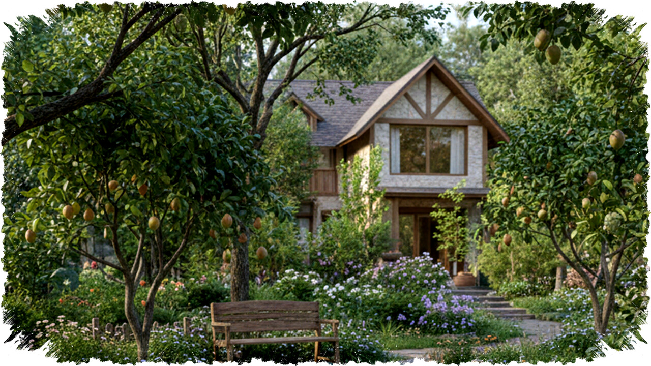 8 Inspirasi Kebun Rumah Alami: Kombinasi Tanaman, Bunga, Kayu, dan Buah untuk Hunian Asri 8 Inspirasi Kebun Rumah Alami: Kombinasi Tanaman, Bunga, Kayu, dan Buah untuk Hunian Asri