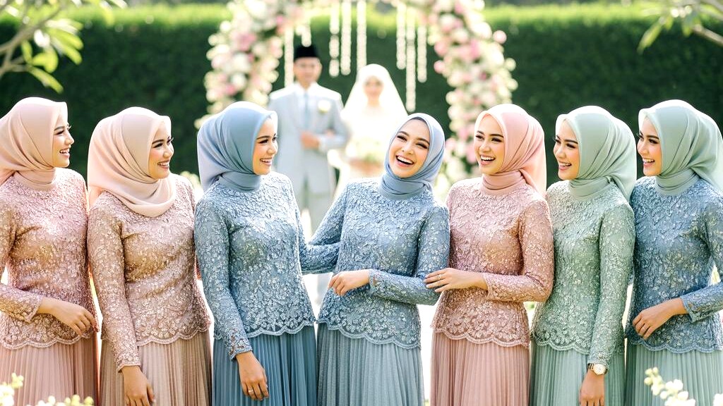 8 Model Baju Bridesmaid Full Payet, Pilihan Glamour dan Elegan untuk Tampil Memukau di Hari Spesial