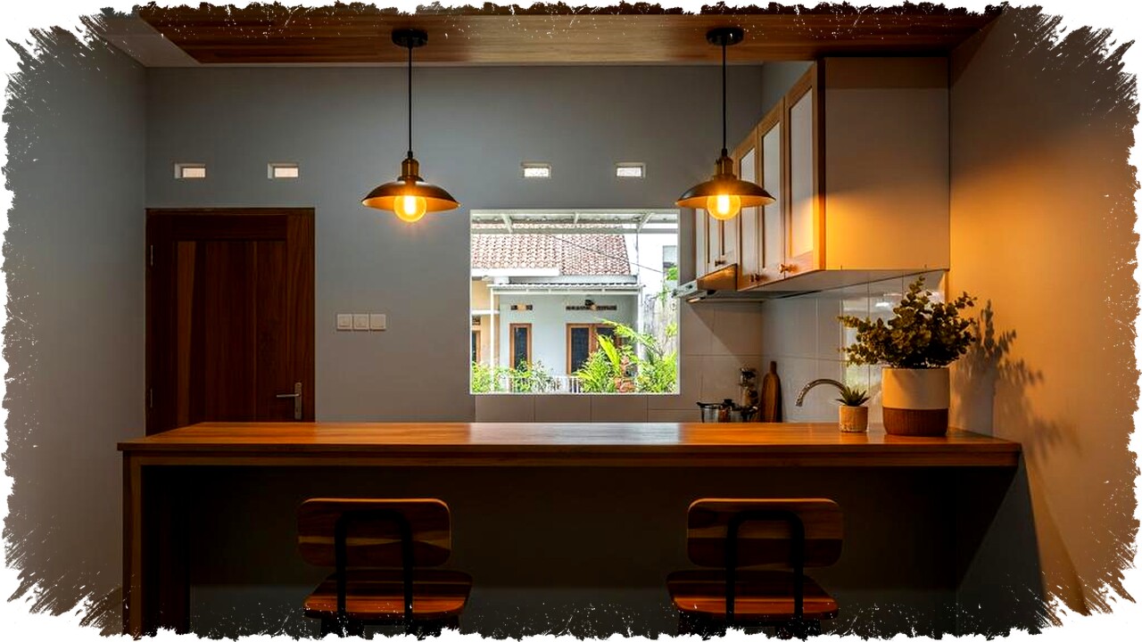 8 Model Meja Bar Dapur Minimalis Terbaik untuk Rumah KPR, Hemat Ruang & Estetik
