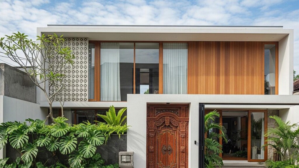 8 Model Rumah Minimalis Modern Sentuhan Tropis yang Diprediksi Tren di 2026