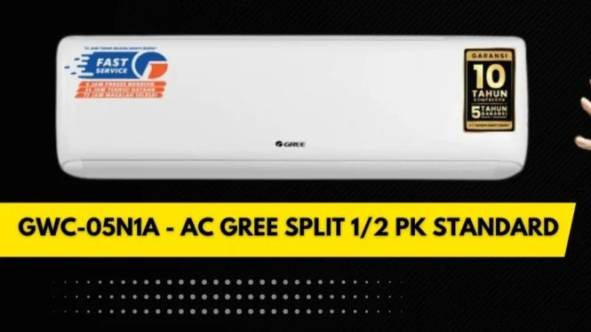 AC Gree GWC-05N1A: 0.5 PK Black Diamond, Fitur Lengkap & Hemat Listrik di 2026