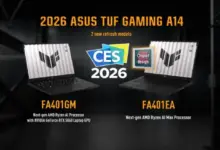 ASUS TUF Gaming A14 Resmi Meluncur di CES 2026, Usung Prosesor Ryzen AI MAX
