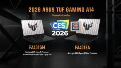 ASUS TUF Gaming A14 Resmi Meluncur di CES 2026, Usung Prosesor Ryzen AI MAX