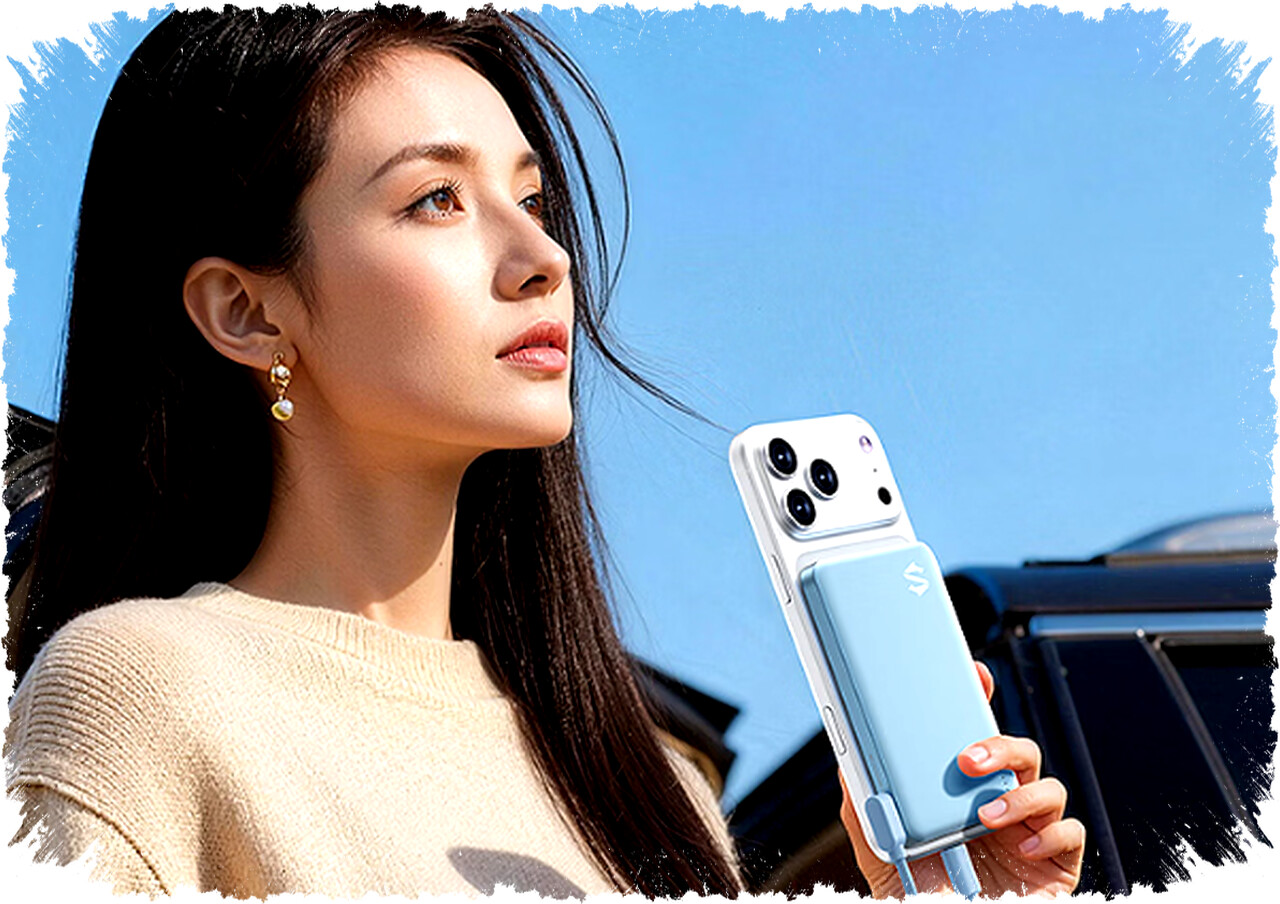 Black Shark Blade 3 Power Bank Magnetic 10.000mAh dengan Fast Charging 30W & Wireless 15W