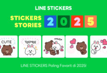 Daftar Stiker Terpopuler di Line yang Paling Banyak Digunakan Sepanjang Tahun Ini