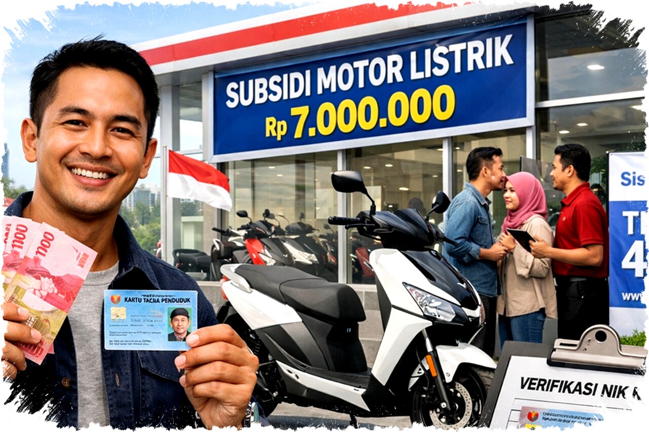 Dapatkan Subsidi Rp7 Juta Motor Listrik 2026: Syarat, Verifikasi, dan Cara Klaim Lengkap!