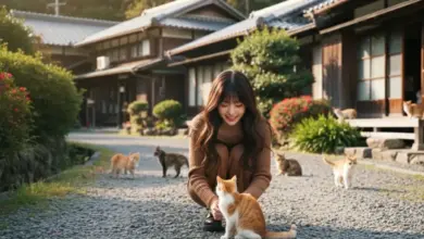 Edit Foto Pedesaan Jepang Pulau Kucing: Tips Prompt AI Estetik Mudah dan Keren!