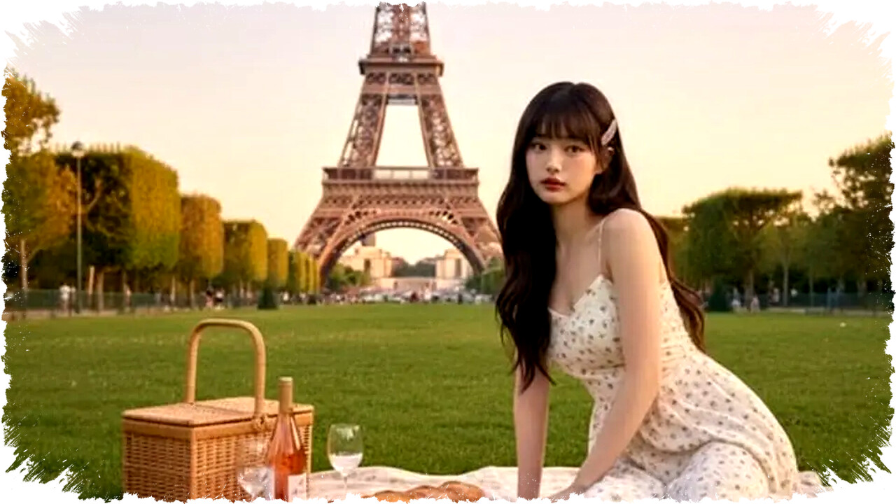 Edit Foto Piknik Estetik di Paris dengan Prompt AI, Hasil Realistis Bikin Auto Dikira Liburan!