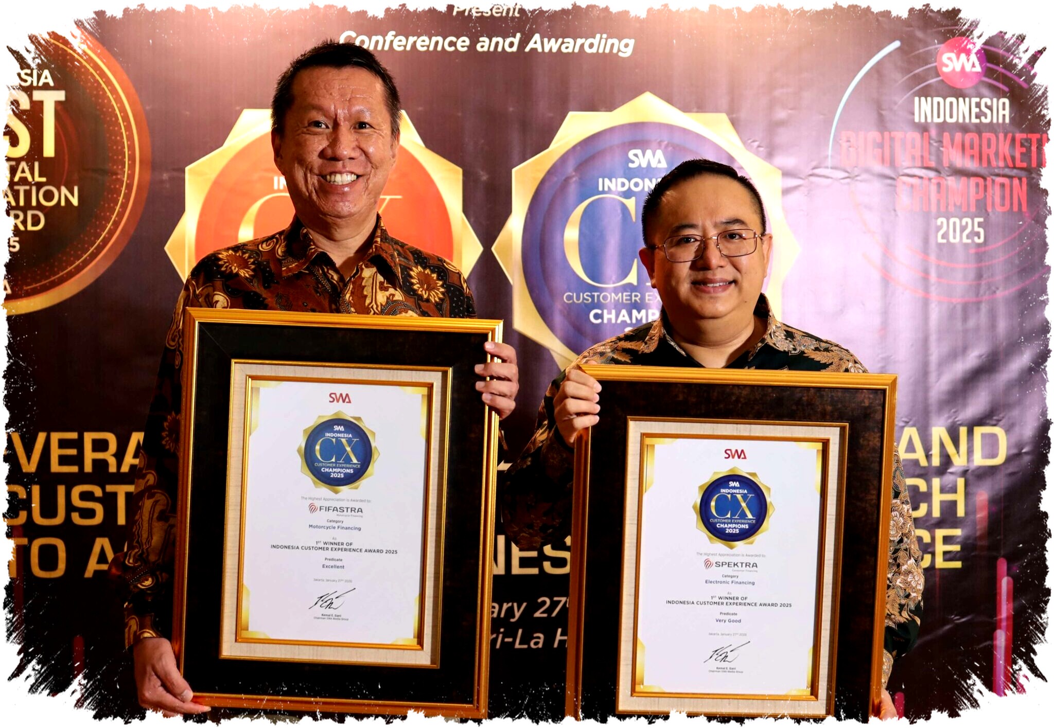 FIFASTRA & SPEKTRA FIFGROUP Raih Penghargaan ICX Award 2026, Bukti Pelayanan Pelanggan Unggul