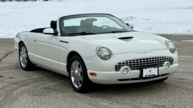 Ford Thunderbird Convertible 2002, Kilometer Rendah 7.000, Dijual Kondisi Istimewa