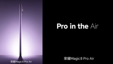 Honor Magic 8 Pro Air Rilis 19 Januari, Pilihan Warna & Penyimpanan Terungkap di JD.com