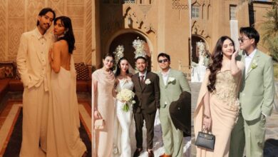 Inspirasi OOTD Couple Artis di Pernikahan Ranggaz Laksmana, Intip Gaya Vidi-Sheila!