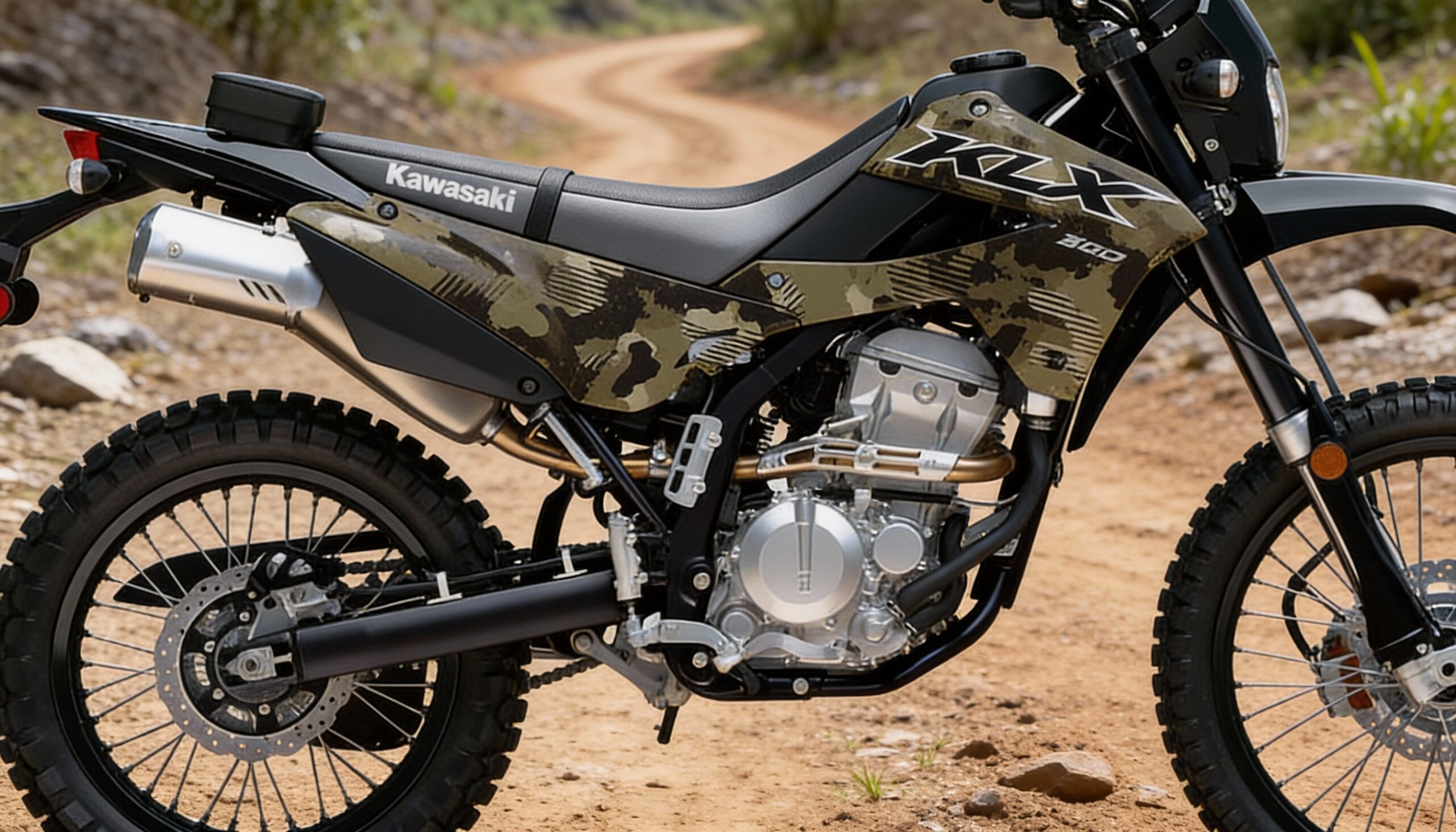 KLX R 300 2026 Naik Kelas, Desain Agresif dan Performa Siap Off Road