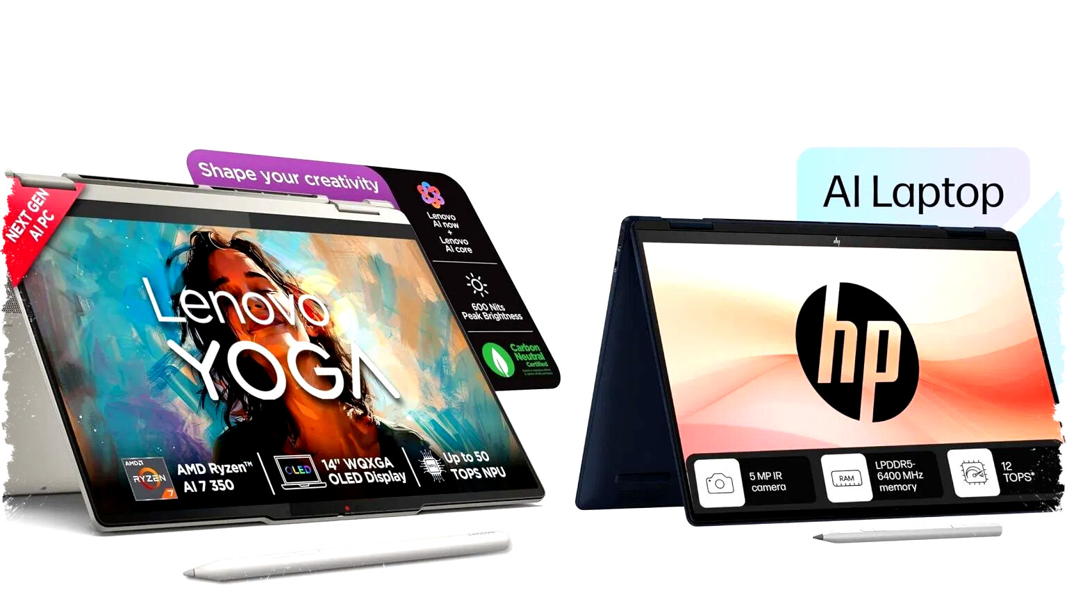 Lenovo Yoga 7 vs HP Envy x360: Pilih Laptop 2-in-1 Terbaik dengan Performa dan Desain Premium