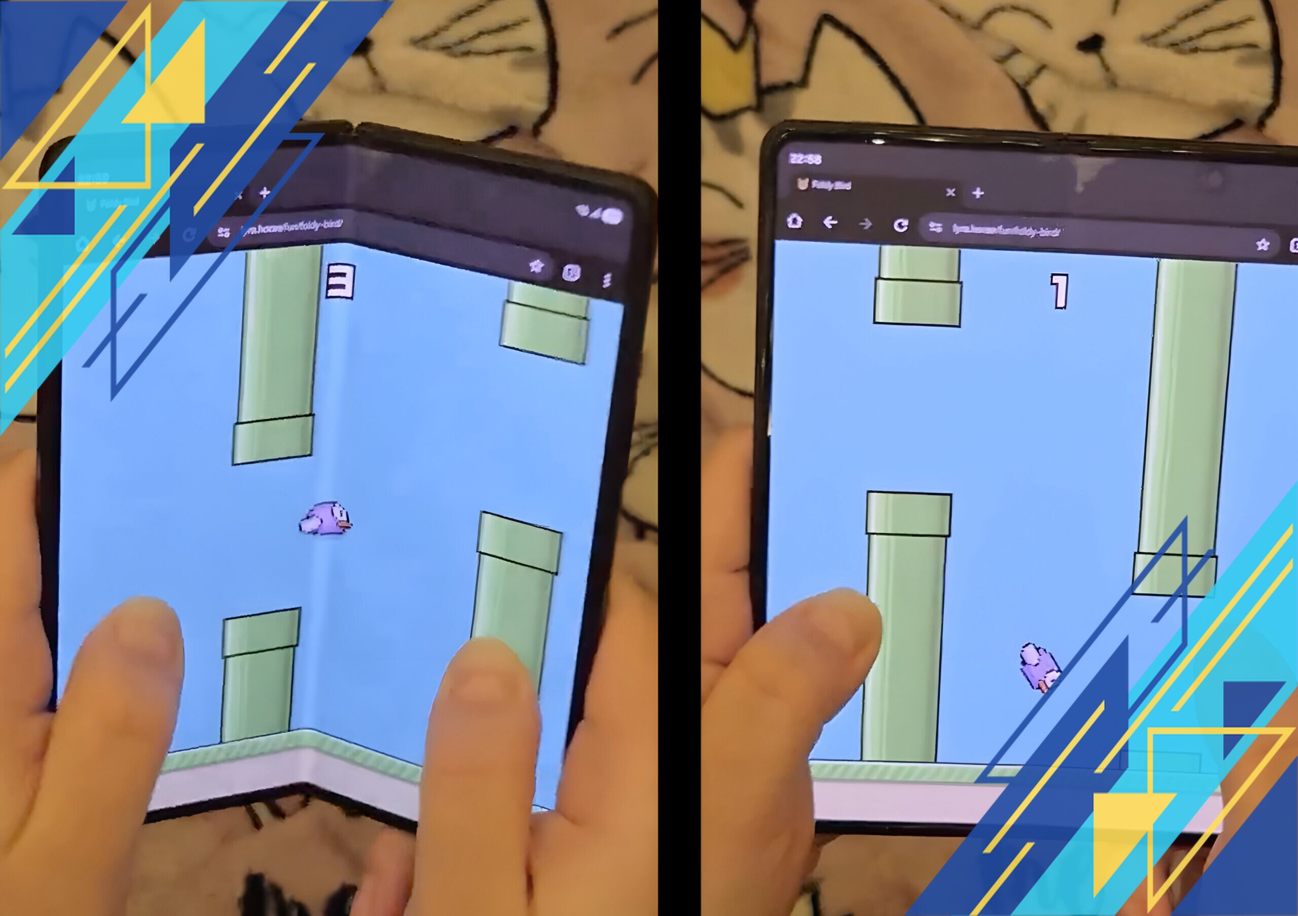 Mainkan Foldy Bird, game foldable seru untuk pecinta atau penentang flap dengan skor tertinggi!