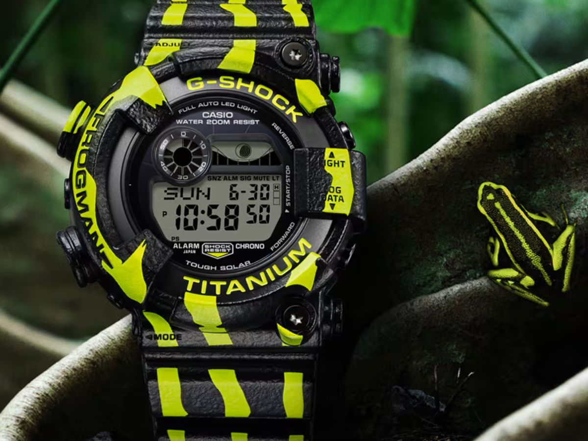 Neon Casio G-Shock Frogman dengan Bezel Titanium Resmi Diluncurkan di Pasaran