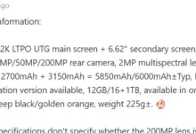 Oppo Find N6 Bocor Lengkap, Siap Hadir dengan Kamera 200MP dan Fitur Canggih