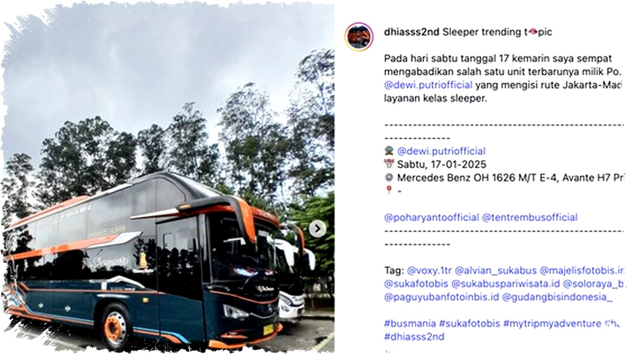 PO Haryanto Luncurkan Sleeper Bus Premium Rute Jakarta-Madura & Surabaya, Harga Mulai Rp 500 Ribu