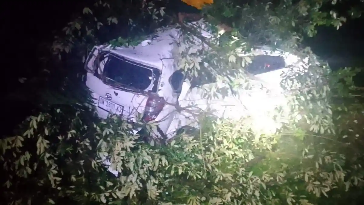 Pengemudi Tewas Setelah Daihatsu Sigra Hantam Pohon di Parigi Moutong