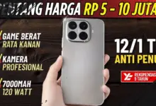 Pilihan HP Terbaik di Kisaran 5-10 Jutaan untuk Performa Maksimal dan Fitur Terkini
