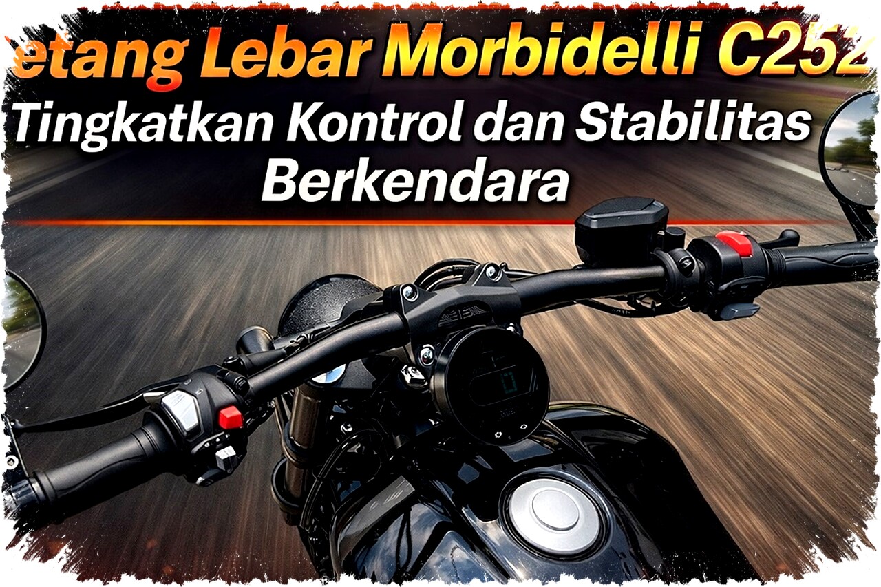 Setang Lebar Morbidelli C252V: Solusi Tingkatkan Kontrol dan Stabilitas Motor Anda Setang Lebar Morbidelli C252V: Solusi Tingkatkan Kontrol dan Stabilitas Motor Anda