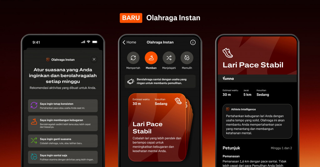 Strava Hadirkan Fitur Olahraga Instan dengan Rekomendasi Aktivitas Sesuai Minat Kamu