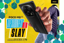 Tampilan Poco M8 Bocor, Usung Desain Sporty dan Kamera AI Modern