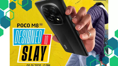 Tampilan Poco M8 Bocor, Usung Desain Sporty dan Kamera AI Modern