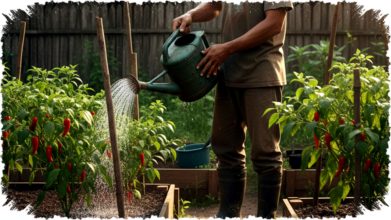 Tips Ampuh Gunakan Air Cucian Beras Campur Micin untuk Tanaman Cabai Tumbuh Subur & Produktif