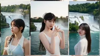 Ubah Foto Biasa Jadi Seperti di Air Terjun Rhine Swiss Pakai Prompt Gemini AI