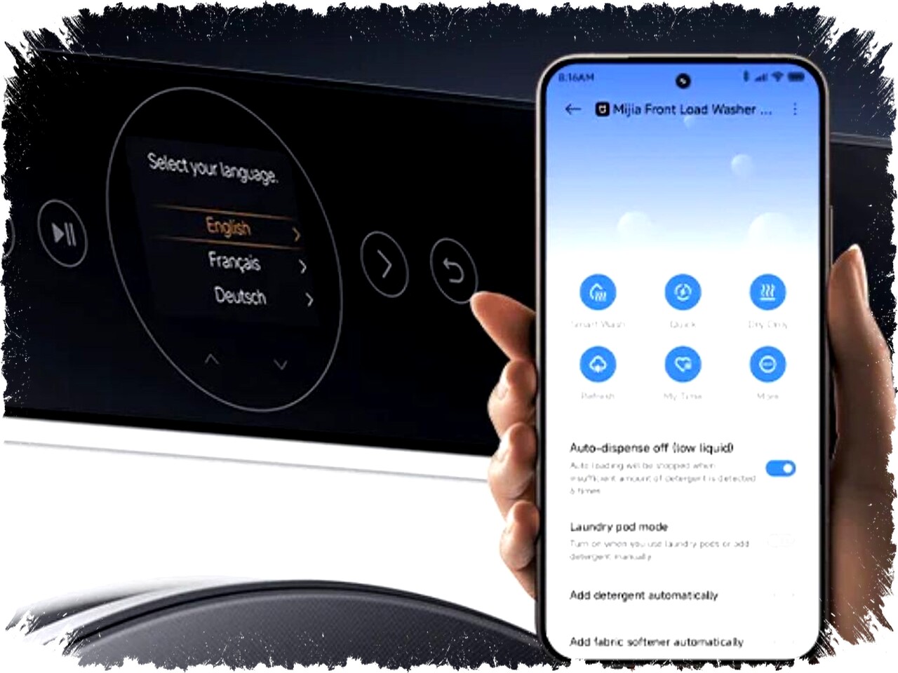 Xiaomi Mijia Front Load Washer Dryer Pro dengan Kontrol App, Kini Dijual di Berbagai Negara Eropa