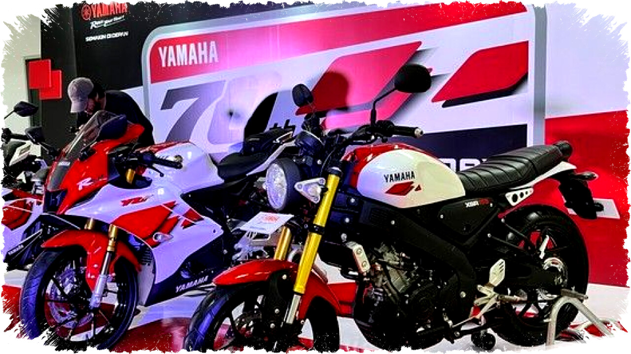 Yamaha Luncurkan Livery Spesial 70 Tahun untuk MX King, R15M, XSR 155, dan SXR 155!
