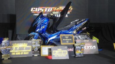 Yamaha XMAX Edisi Terbatas dengan Sentuhan Emas 18K Siap Dominasi CUSTOMAXi 2025!