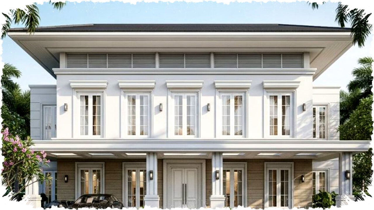 5 Inspirasi Fasad Rumah American Style yang Adaptif dan Nyaman untuk Iklim Tropis Indonesia 5 Inspirasi Fasad Rumah American Style yang Adaptif dan Nyaman untuk Iklim Tropis Indonesia