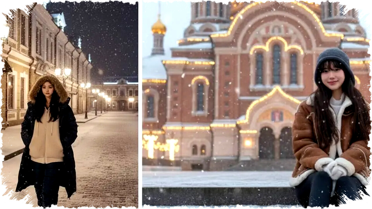 5 Prompt AI Edit Foto Liburan di Harbin, China Biar Feed Instagram Makin Estetik dan Realistis