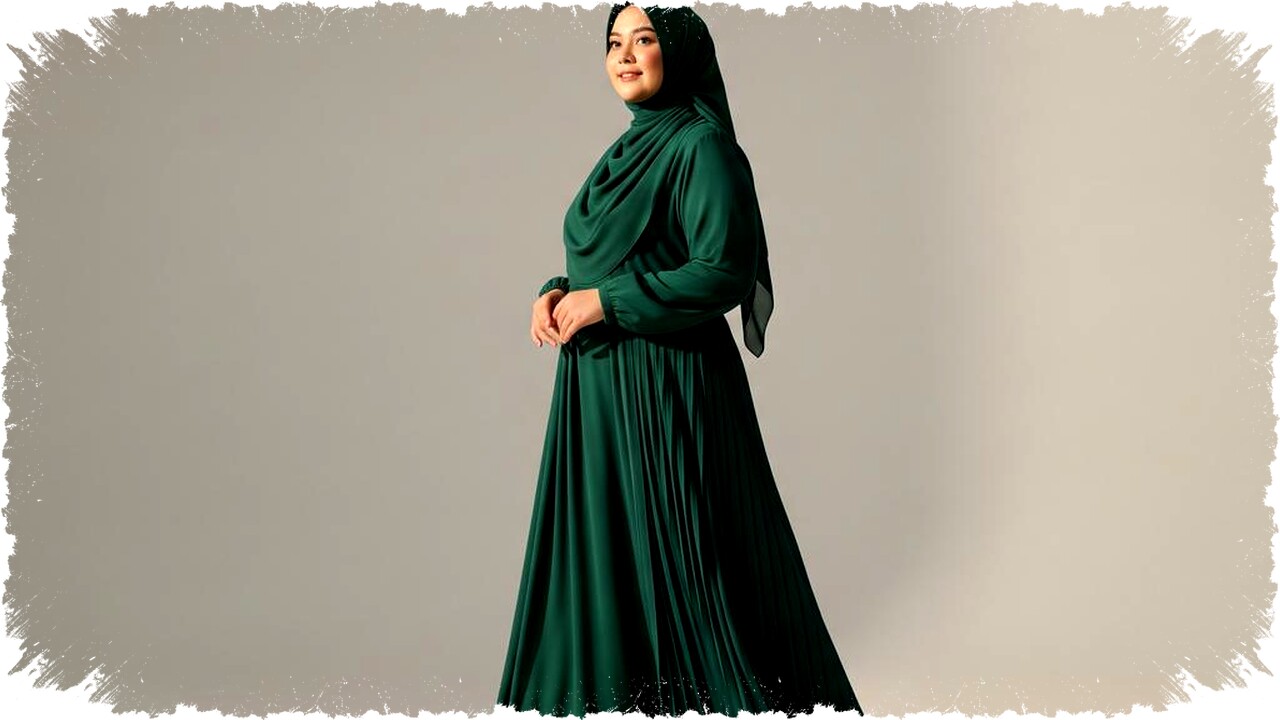 7 Gamis Lebaran Pilihan Wanita Gemuk yang Bikin Tampilan Anggun dan Percaya Diri Menjelang 2026