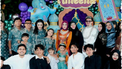 7 Gaya Keluarga Aurel dan Atta Halilintar dengan Nuansa Timur Tengah di Ulang Tahun Ameena yang Memukau Semua Mata