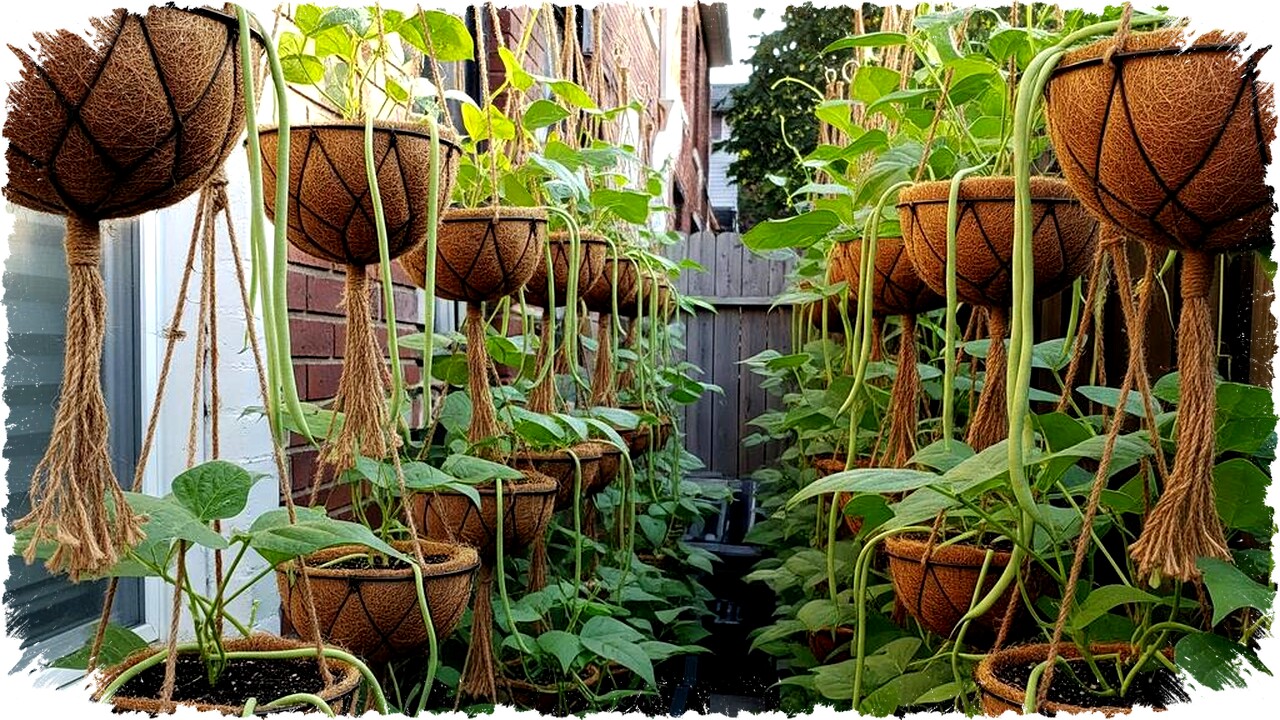 8 Ide Kebun Sayur di Pot Gantung Sabut Kelapa Alami, Solusi Hijau Lahan Sempit!