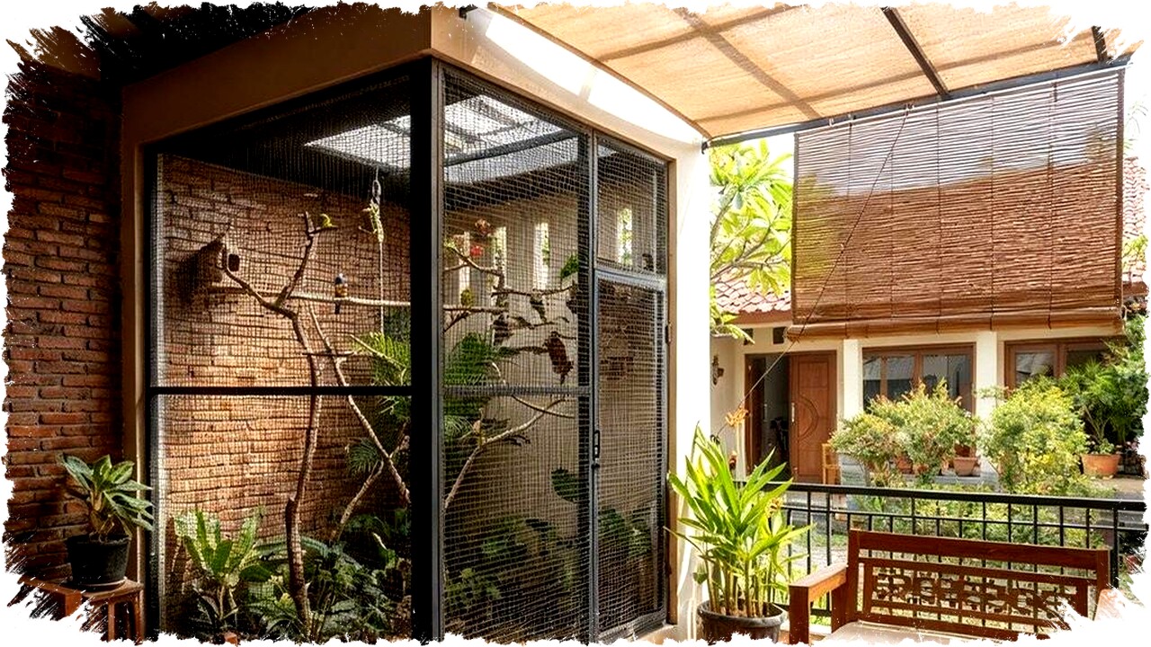 9 Model Teras dengan Kandang Burung yang Memadukan Gaya Modern dan Nuansa Natural untuk Hunian Asri 9 Model Teras dengan Kandang Burung yang Memadukan Gaya Modern dan Nuansa Natural untuk Hunian Asri