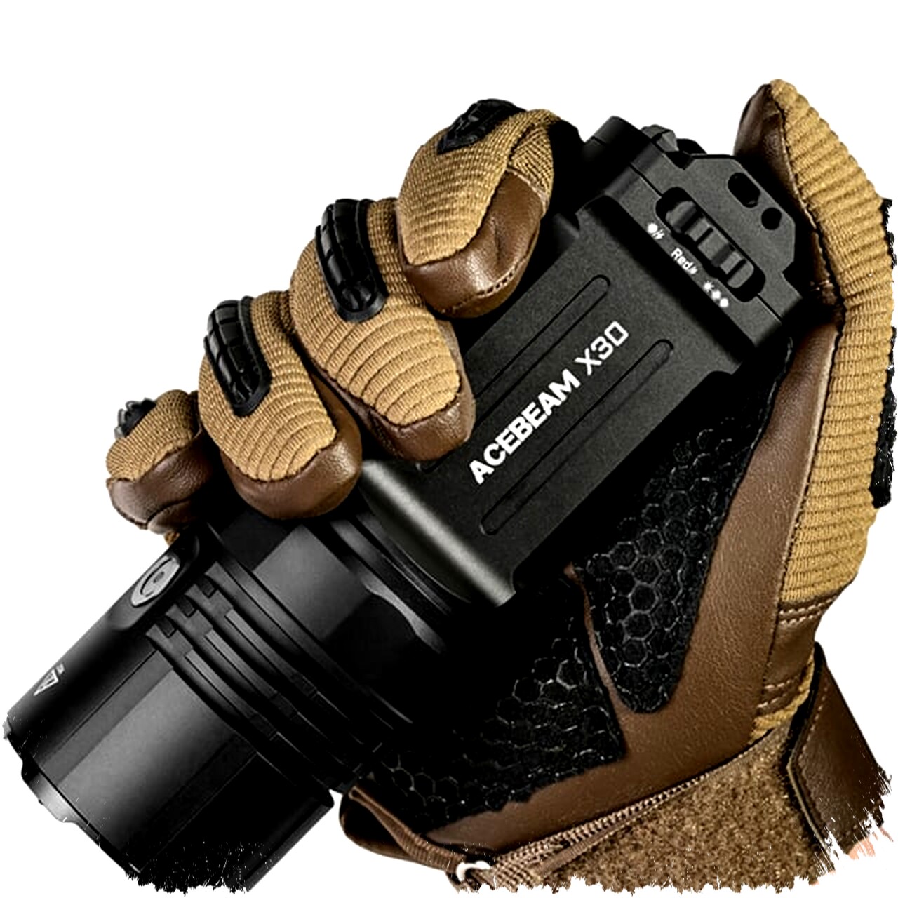 Acebeam X30 Senter LED 20.000 Lumens dengan Jangkauan 656 Yard Meluncur, Diskon Terbatas!