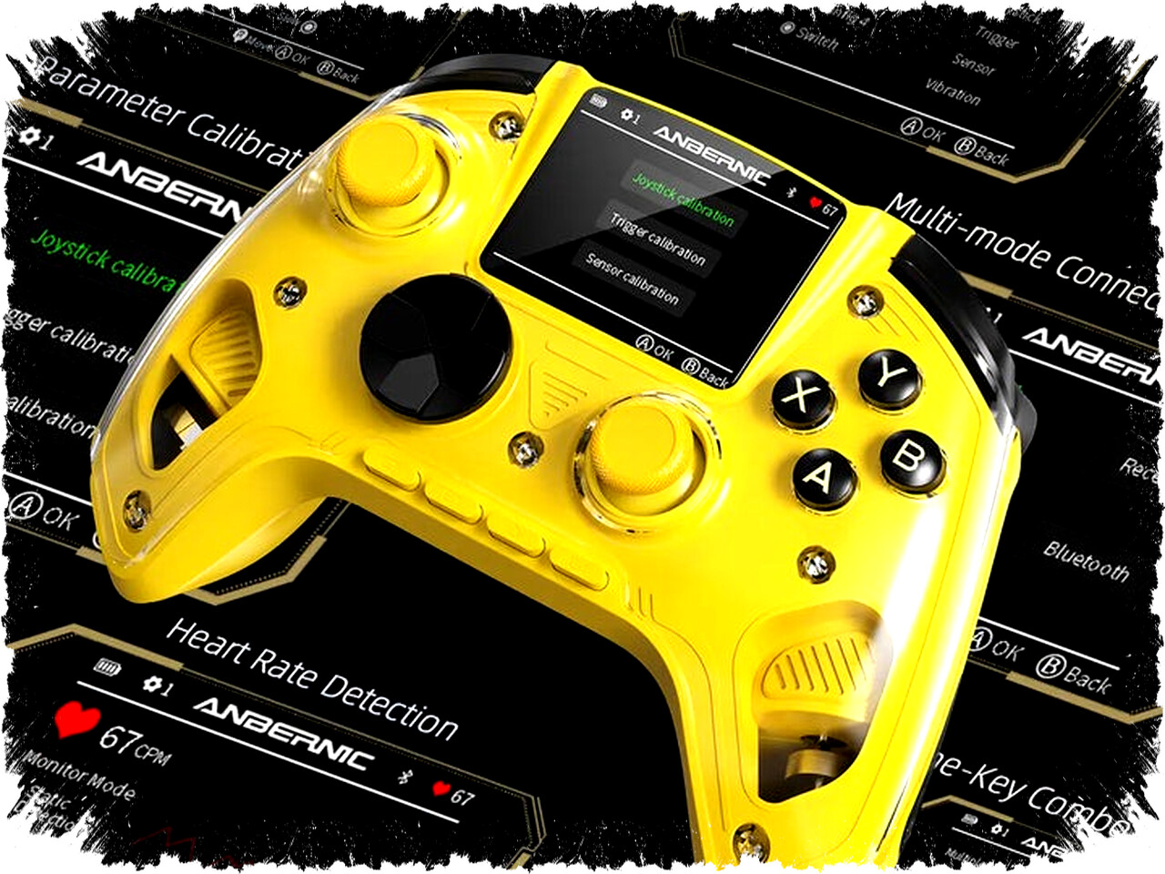 Anbernic RG G01 Controller Resmi Meluncur dengan Fitur Display dan Sensor Detak Jantung